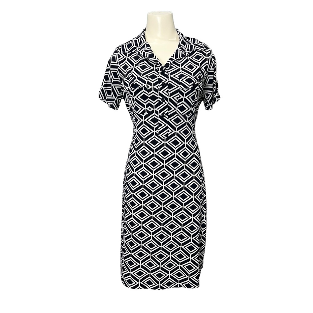 90s EnFocus Studio Collared Dress Size 4